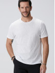 Network Erkek Beyaz Basic T-shirt Network Erkek Beyaz Basic T-shirt