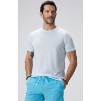 Network Erkek Açık Mavi Basic T-shirt Network Erkek Açık Mavi Basic T-shirt