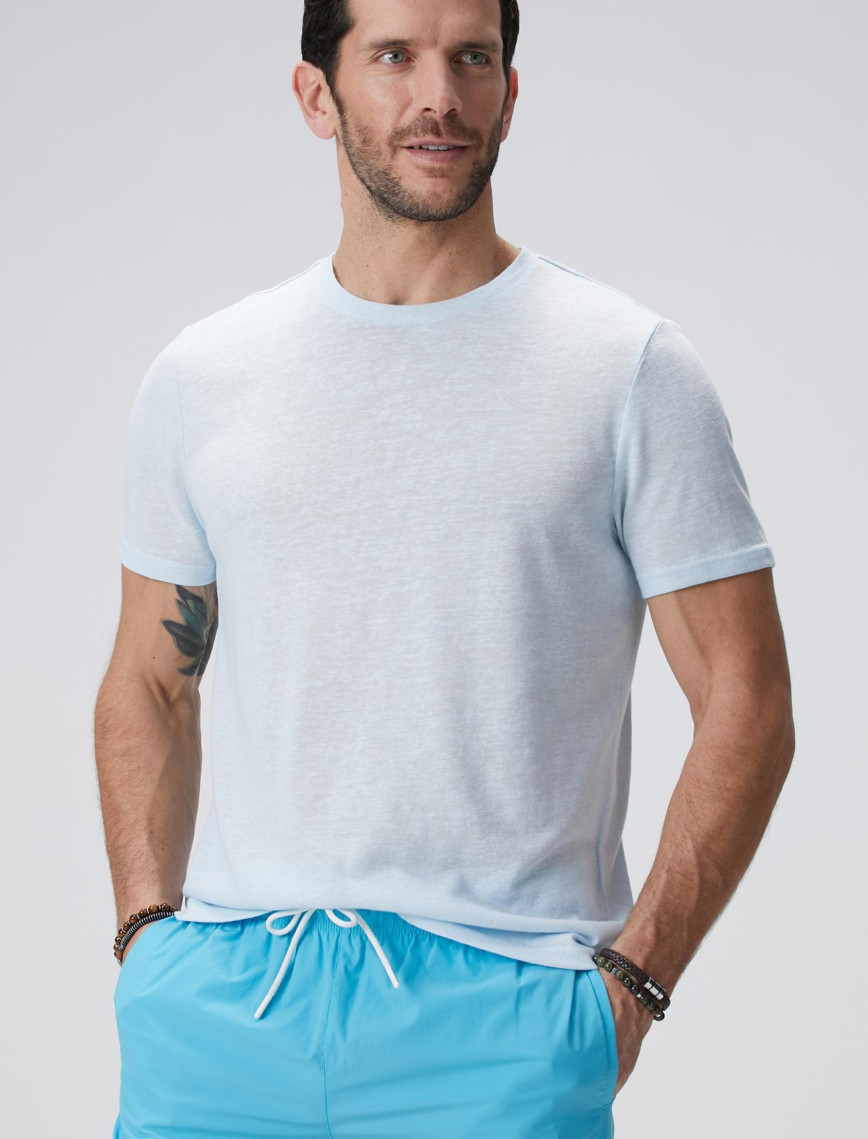 Network Erkek Bej Basic T-shirt Network Erkek Bej Basic T-shirt