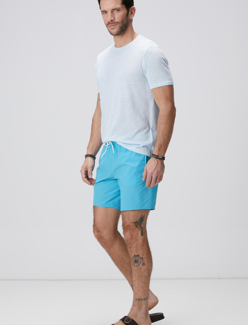 Network Erkek Açık Mavi Basic T-shirt Network Erkek Açık Mavi Basic T-shirt