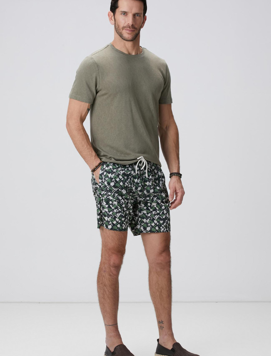 Network Erkek Haki Basic T-shirt Network Erkek Haki Basic T-shirt