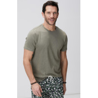 Network Erkek Haki Basic T-shirt Network Erkek Haki Basic T-shirt