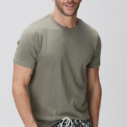 Network Erkek Haki Basic T-shirt Network Erkek Haki Basic T-shirt