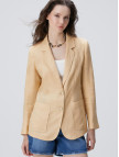 Network Kadın Bej Keten Ceket Network Kadın Bej Keten Ceket