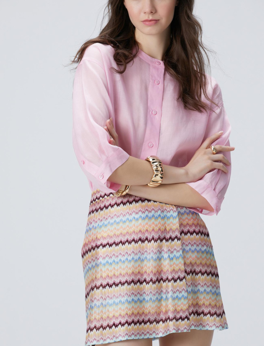 Network Kadın Pembe Rami Gömlek Network Kadın Pembe Rami Gömlek