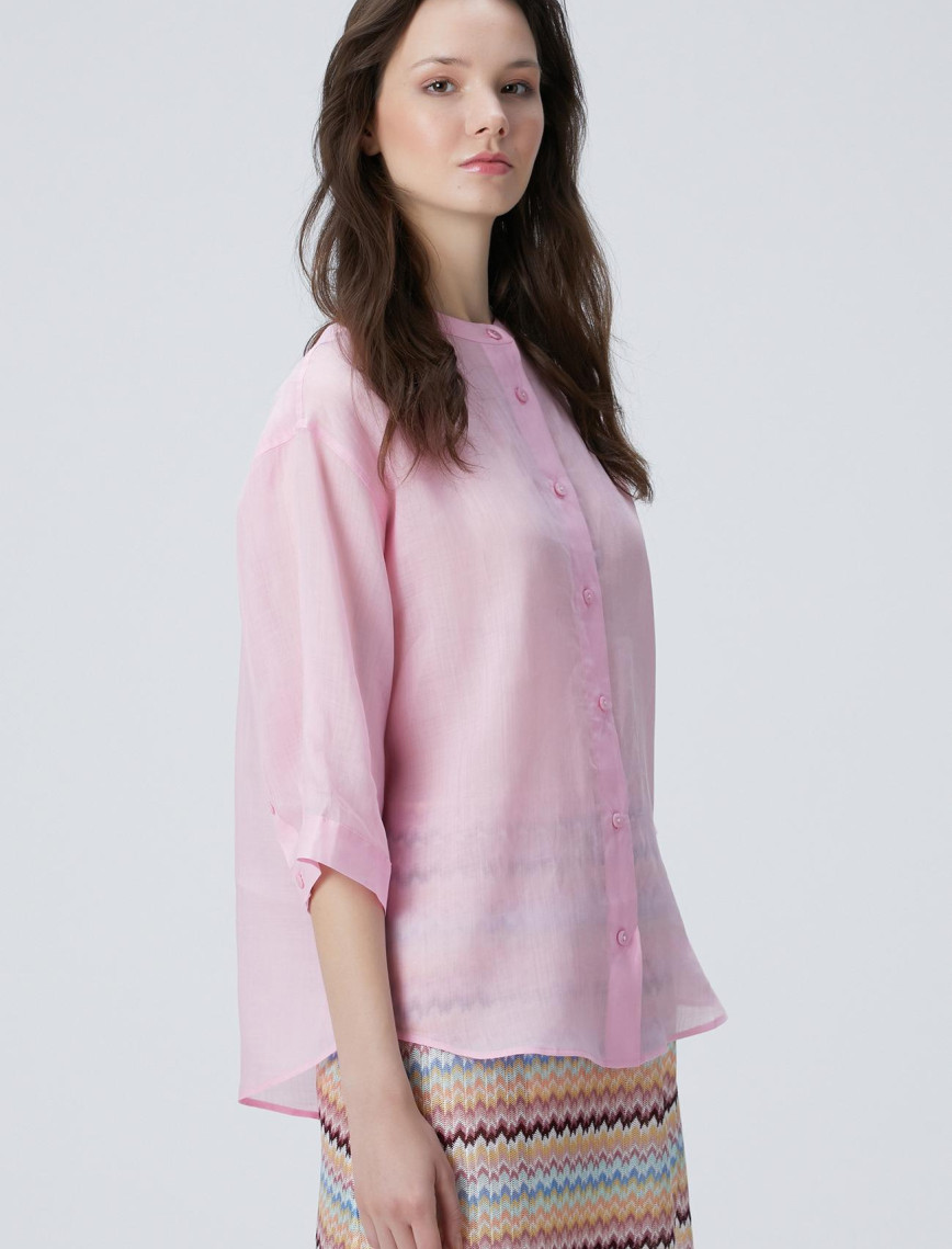 Network Kadın Pembe Rami Gömlek Network Kadın Pembe Rami Gömlek