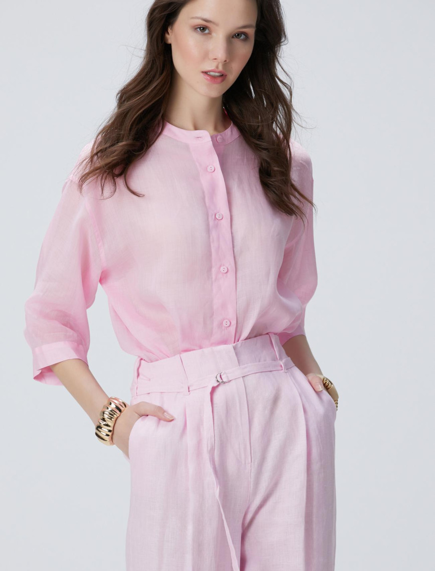 Network Kadın Pembe Rami Gömlek Network Kadın Pembe Rami Gömlek