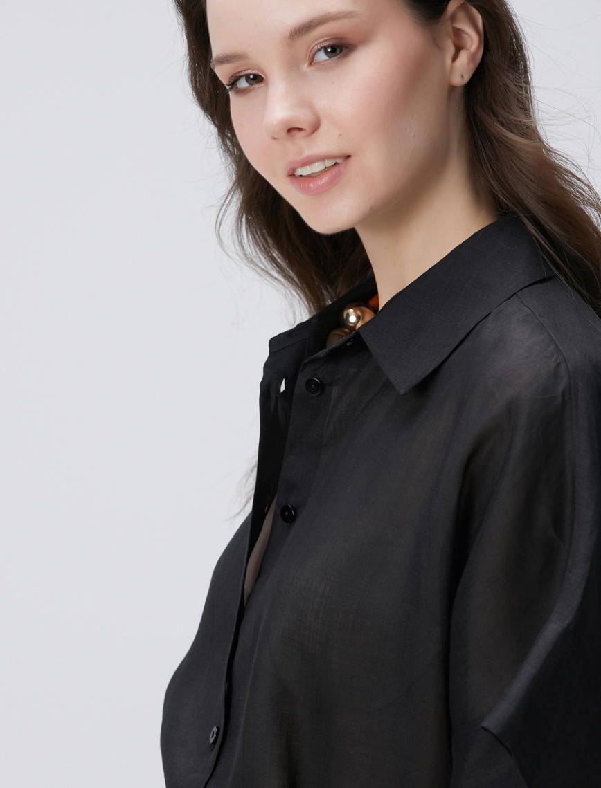 Network Kadın Siyah Gömlek Network Kadın Siyah Gömlek