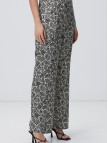 Network Kadın Siyah Kırık Beyaz Desenli Pantolon Network Kadın Siyah Kırık Beyaz Desenli Pantolon
