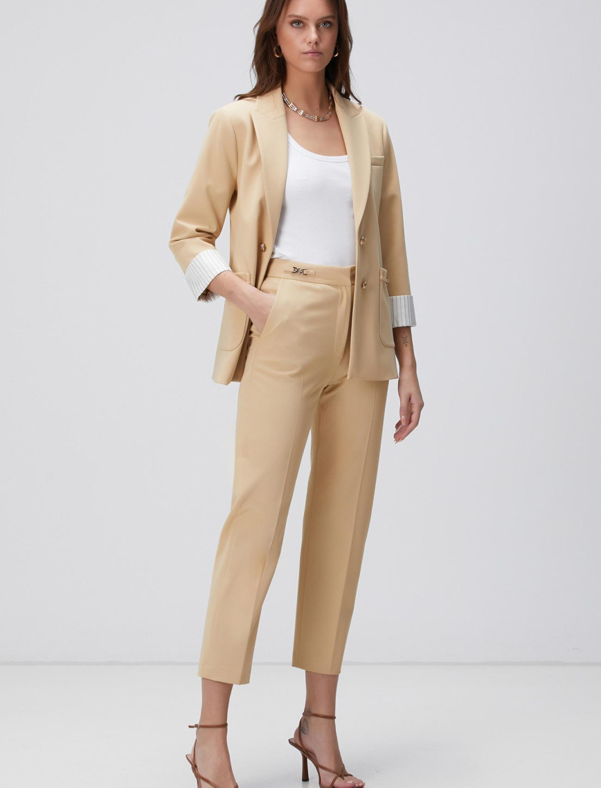 Network Kadın Bej Pantolon Network Kadın Bej Pantolon