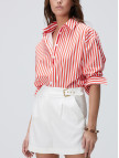Network Kadın Kırmızı Çizgili Gömlek Network Kadın Kırmızı Çizgili Gömlek