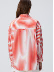 Network Kadın Kırmızı Çizgili Gömlek Network Kadın Kırmızı Çizgili Gömlek