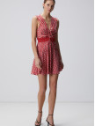Network Kadın Kırmızı Desenli Mini Elbise Network Kadın Kırmızı Desenli Mini Elbise