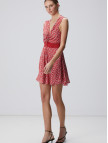 Network Kadın Kırmızı Desenli Mini Elbise Network Kadın Kırmızı Desenli Mini Elbise