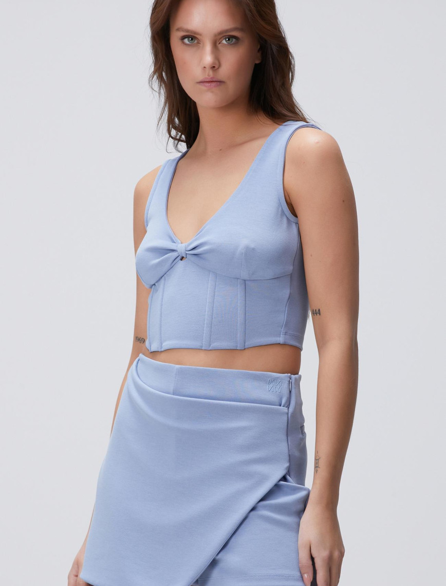 Network Kadın Açık Mavi Şort Etek Network Kadın Açık Mavi Şort Etek