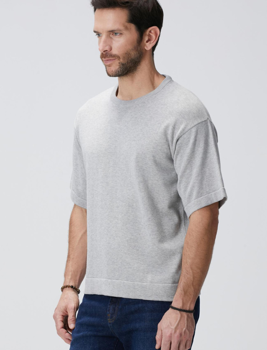 Network Erkek Gri Triko Sweatshirt Network Erkek Gri Triko Sweatshirt