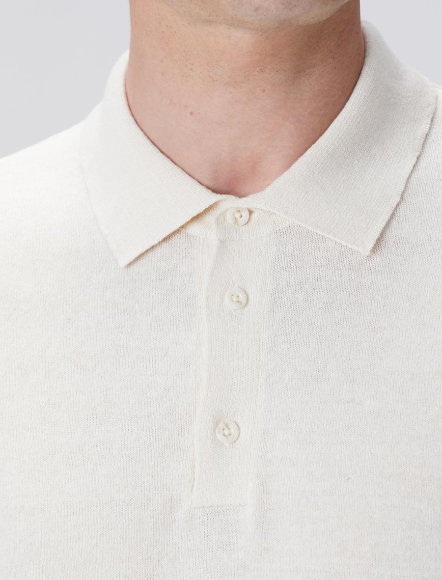 Network Erkek Kırık Beyaz Keten Karışımlı Kazak Network Erkek Kırık Beyaz Keten Karışımlı Kazak