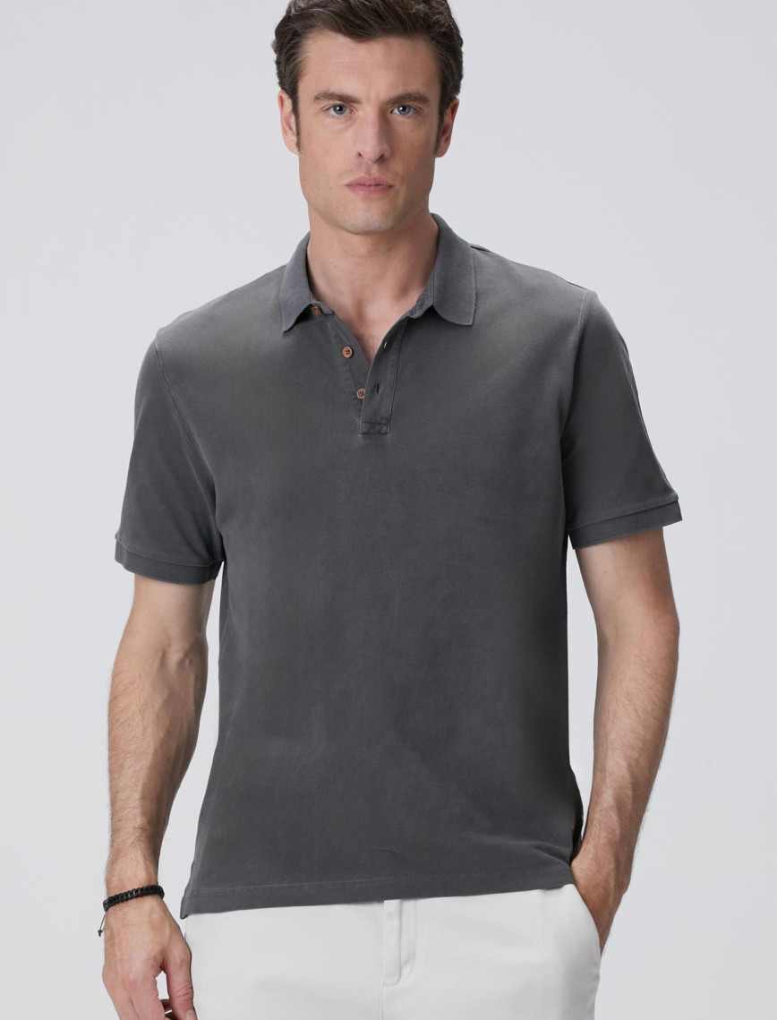 Network Erkek Antrasit Polo T-shirt Network Erkek Antrasit Polo T-shirt