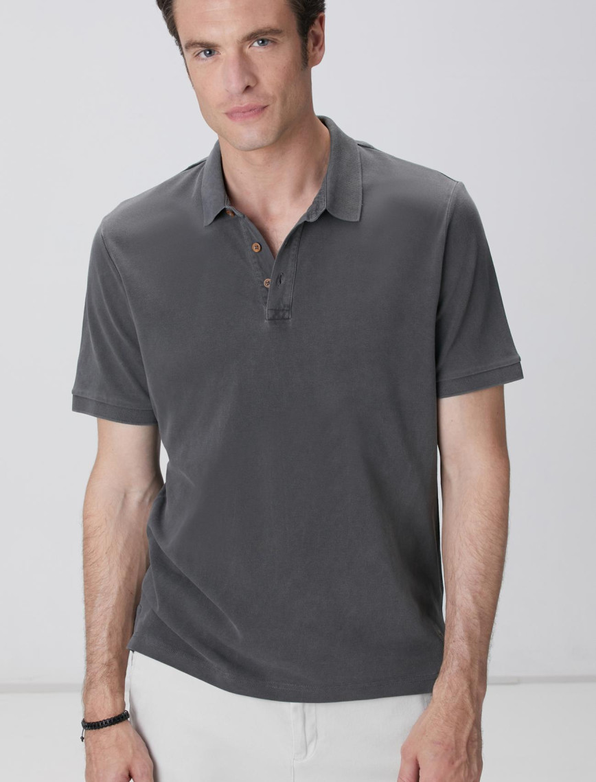 Network Erkek Antrasit Polo T-shirt Network Erkek Antrasit Polo T-shirt