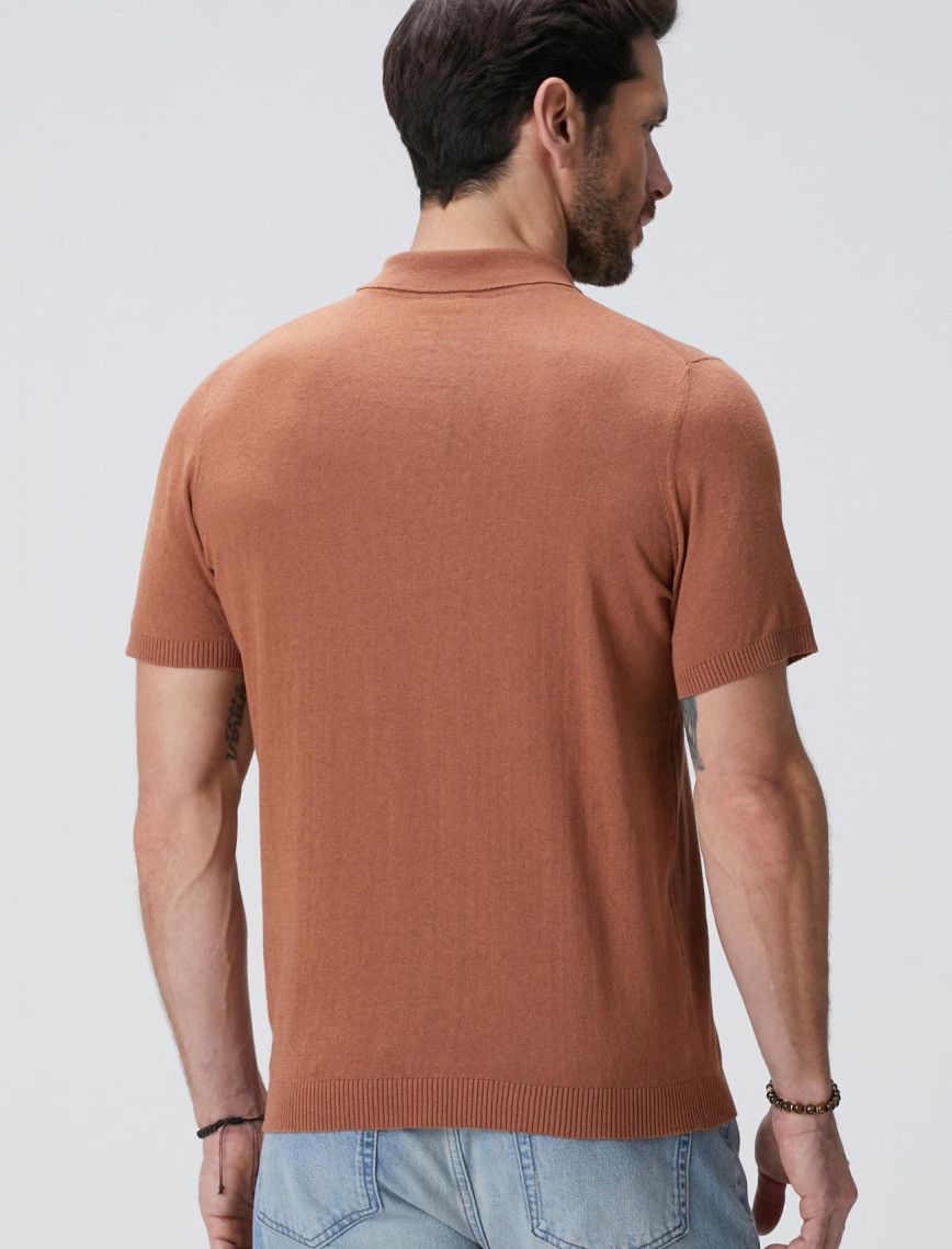 Network Erkek Tarçın Keten Karışımlı Kazak Network Erkek Tarçın Keten Karışımlı Kazak