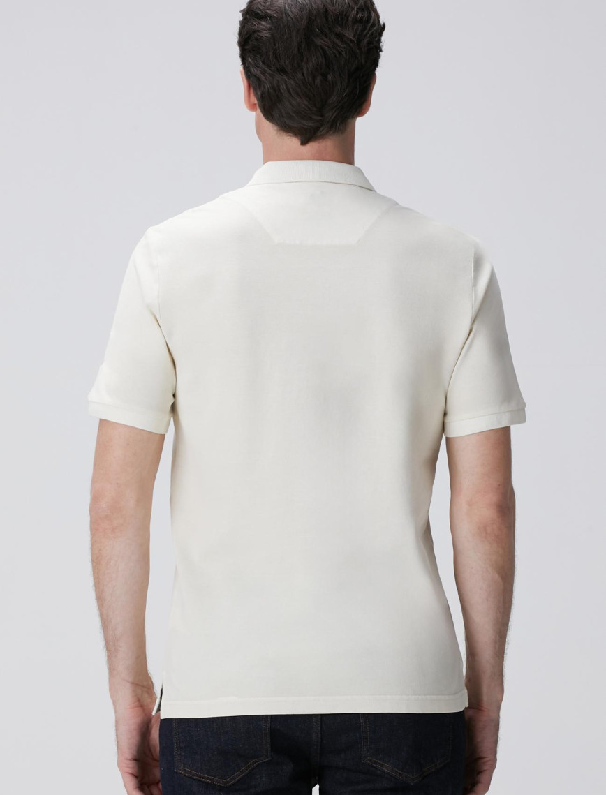 Network Erkek Kırık Beyaz T-shirt Network Erkek Kırık Beyaz T-shirt