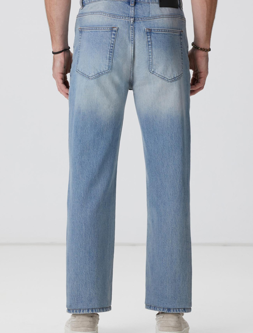 Network Erkek Açık Mavi Denim Pantolon Network Erkek Açık Mavi Denim Pantolon