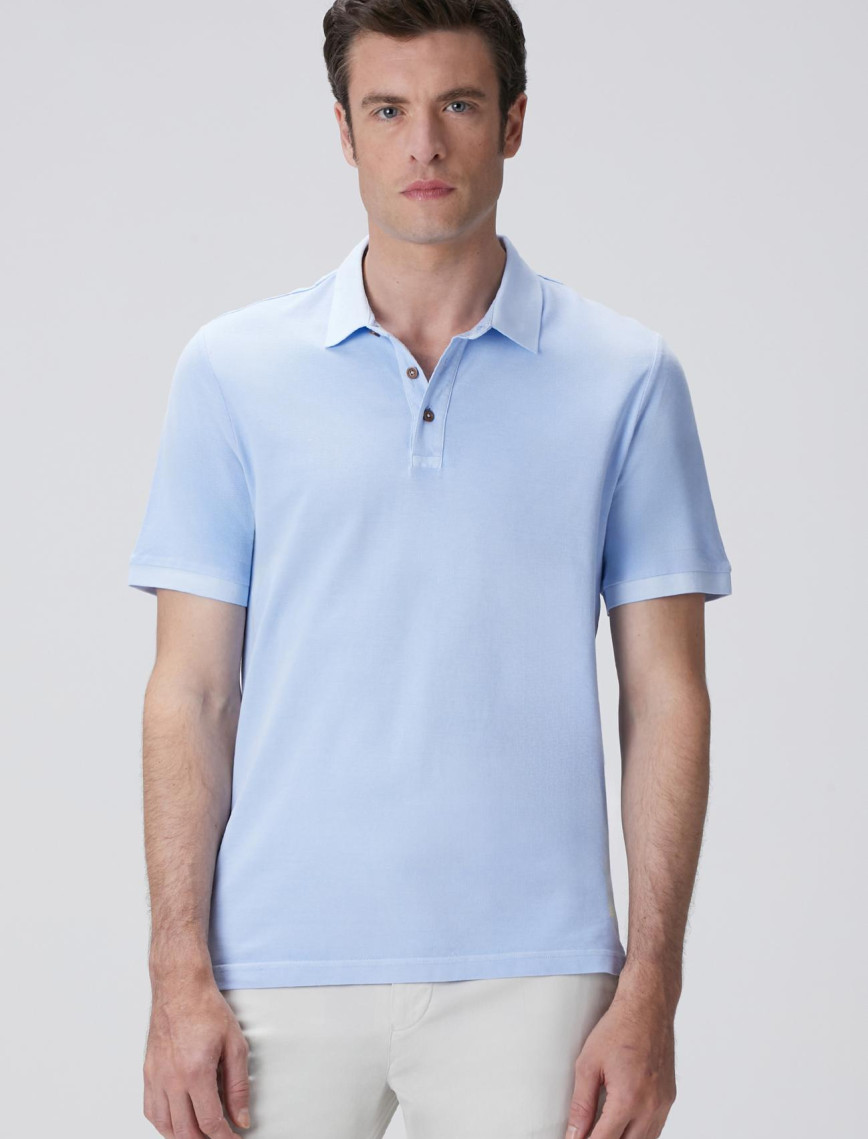 Network Erkek Mavi Polo T-shirt Network Erkek Mavi Polo T-shirt