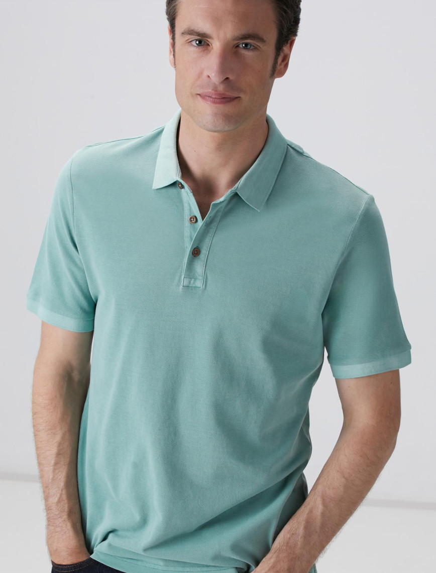 Network Erkek Yeşil Polo T-shirt Network Erkek Yeşil Polo T-shirt