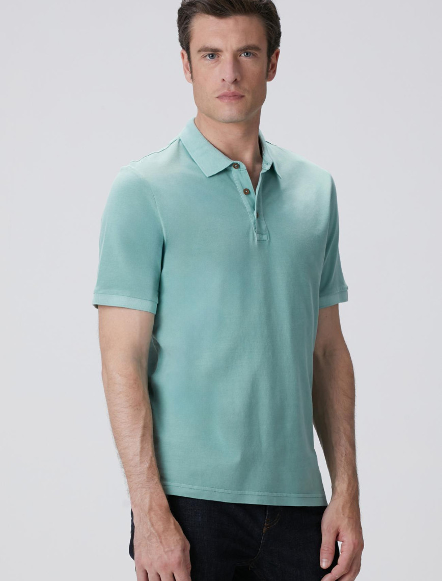 Network Erkek Yeşil Polo T-shirt Network Erkek Yeşil Polo T-shirt