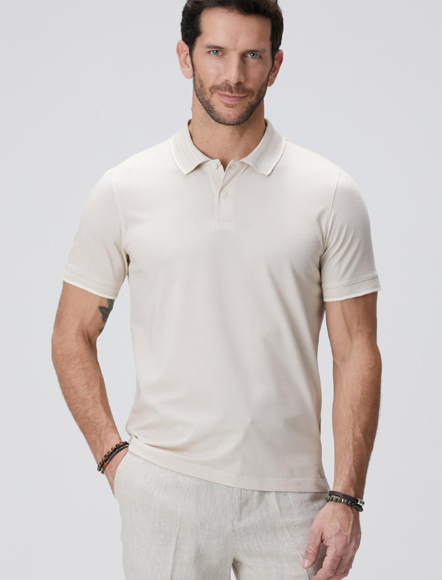 Network Erkek Bej T-shirt Network Erkek Bej T-shirt