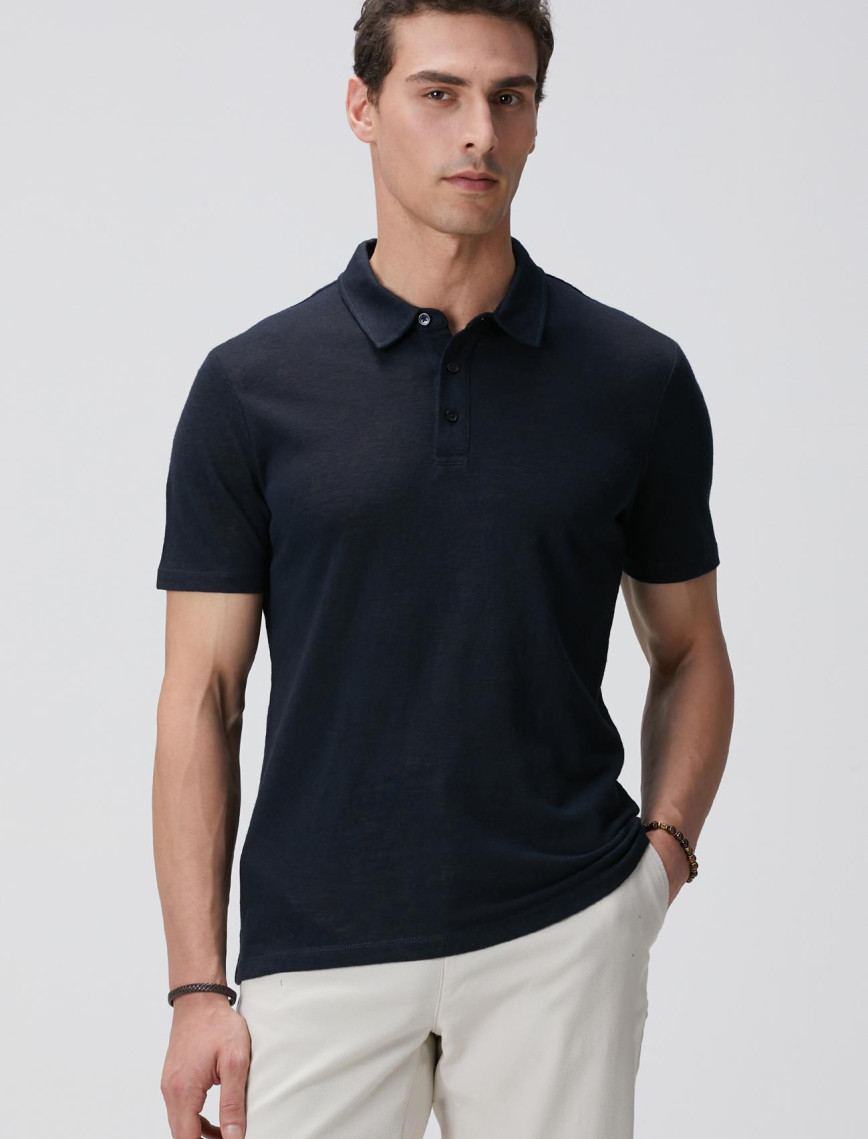 Network Erkek Lacivert Polo Yaka T-shirt Network Erkek Lacivert Polo Yaka T-shirt