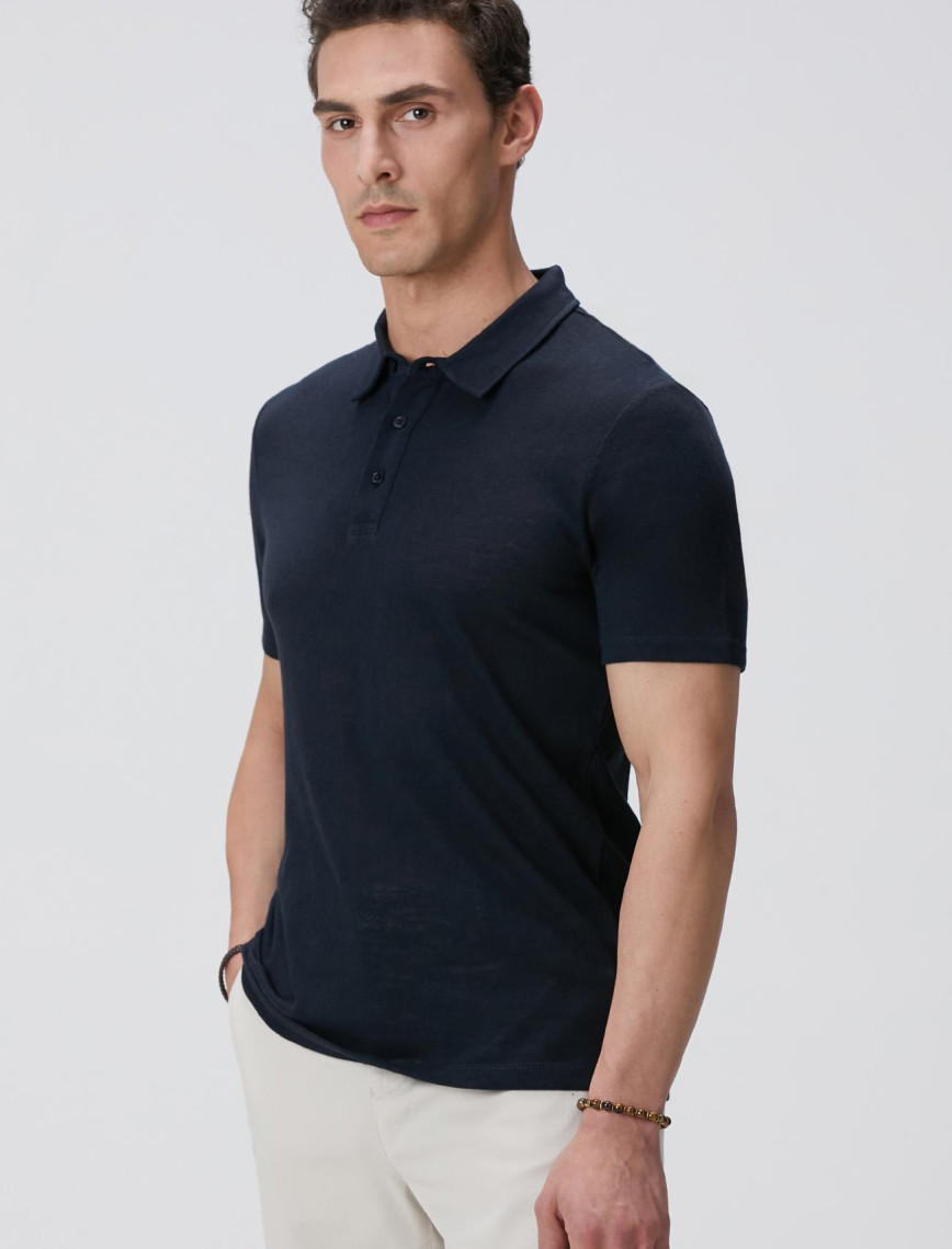 Network Erkek Lacivert Polo Yaka T-shirt Network Erkek Lacivert Polo Yaka T-shirt