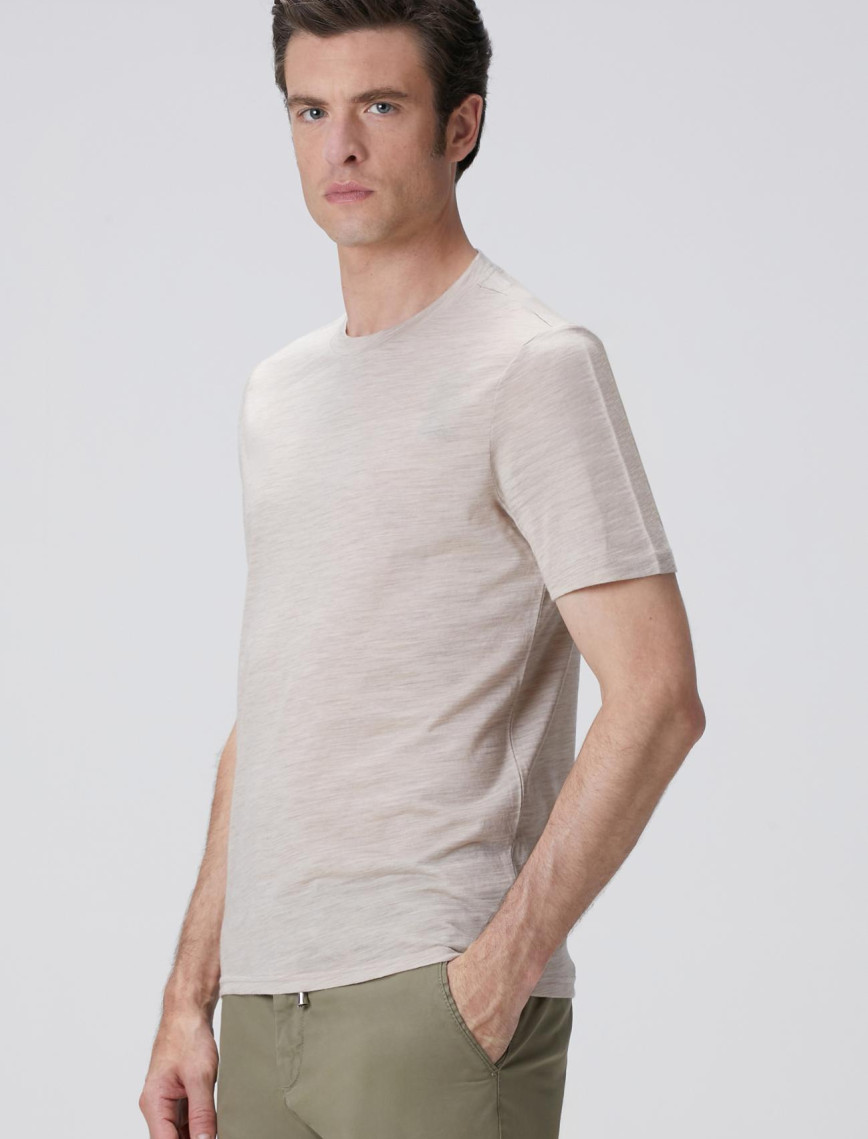 Network Erkek Limited Bej Yün T-shirt Network Erkek Limited Bej Yün T-shirt