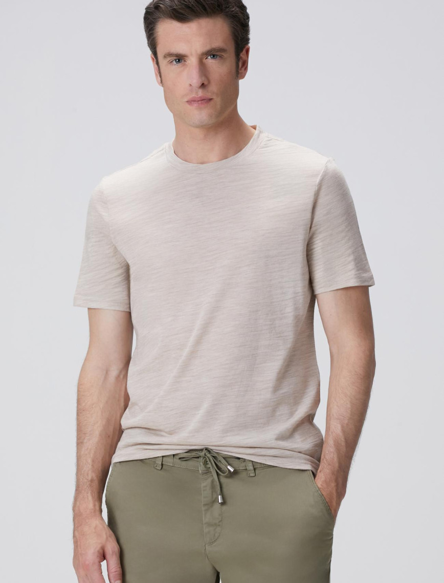 Network Erkek Limited Bej Yün T-shirt Network Erkek Limited Bej Yün T-shirt