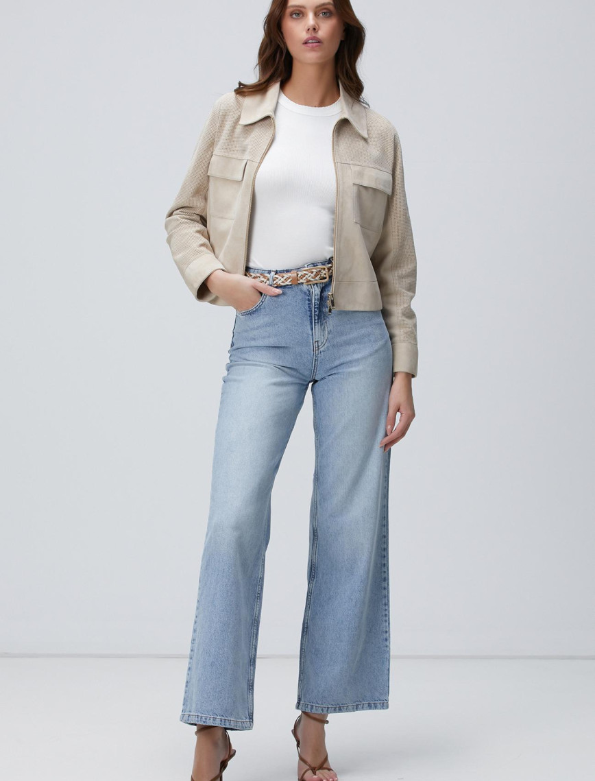 Network Kadın Açık Indigo Mavi Denim Pantolon Network Kadın Açık Indigo Mavi Denim Pantolon