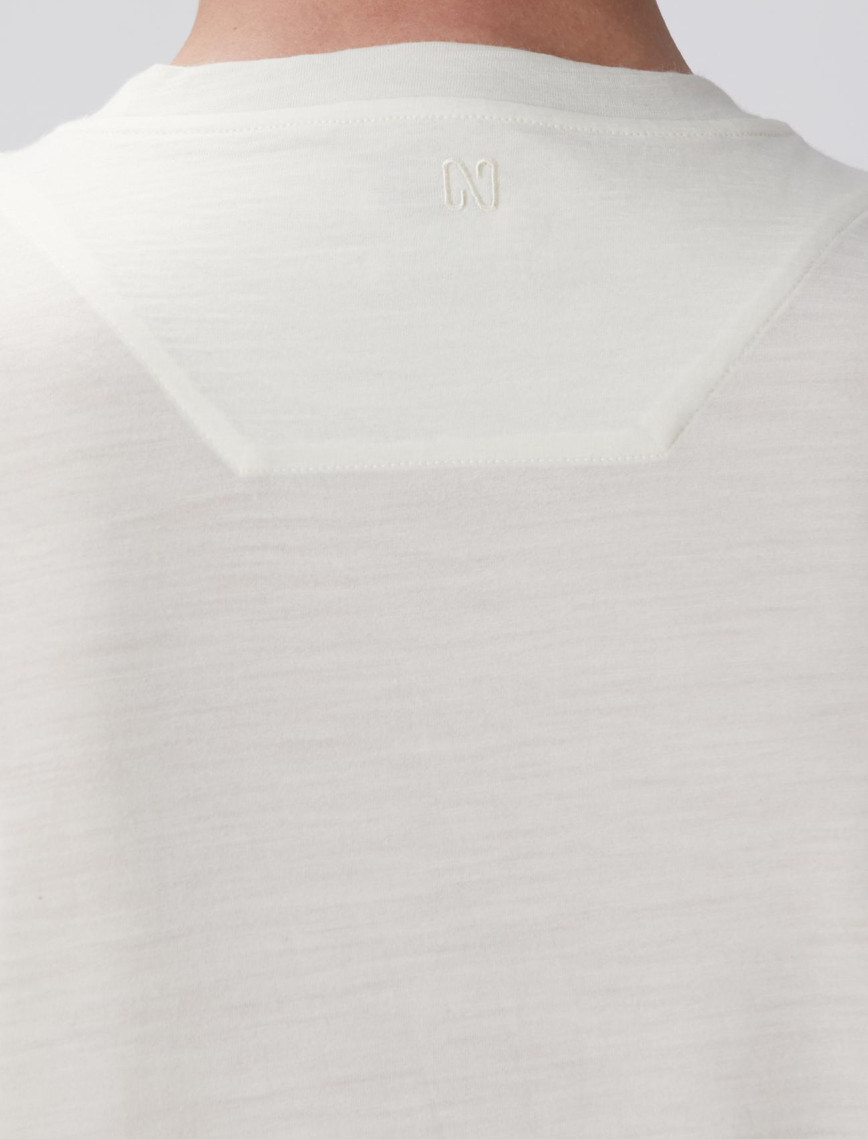 Network Erkek Limited Kırık Beyaz Yün T-shirt Network Erkek Limited Kırık Beyaz Yün T-shirt