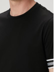 Network Erkek Siyah Kolu Detaylı T-shirt Network Erkek Siyah Kolu Detaylı T-shirt