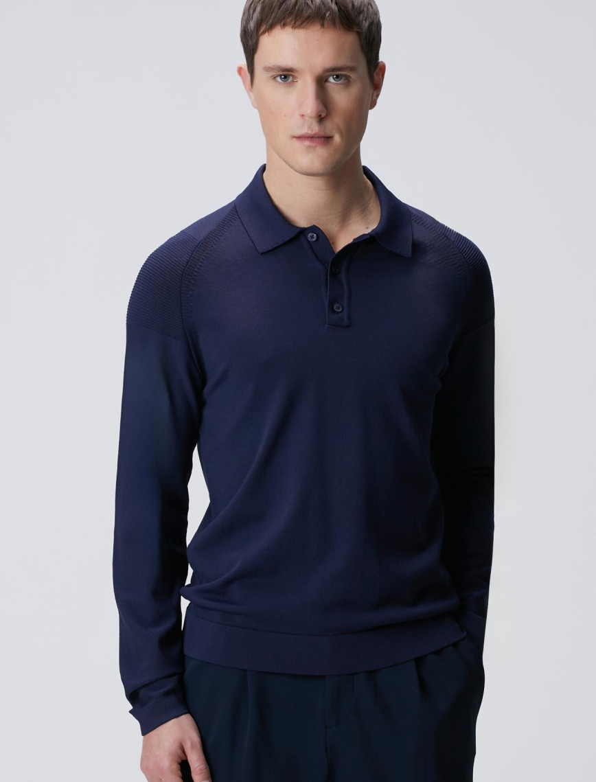 Network Erkek Lacivert Triko