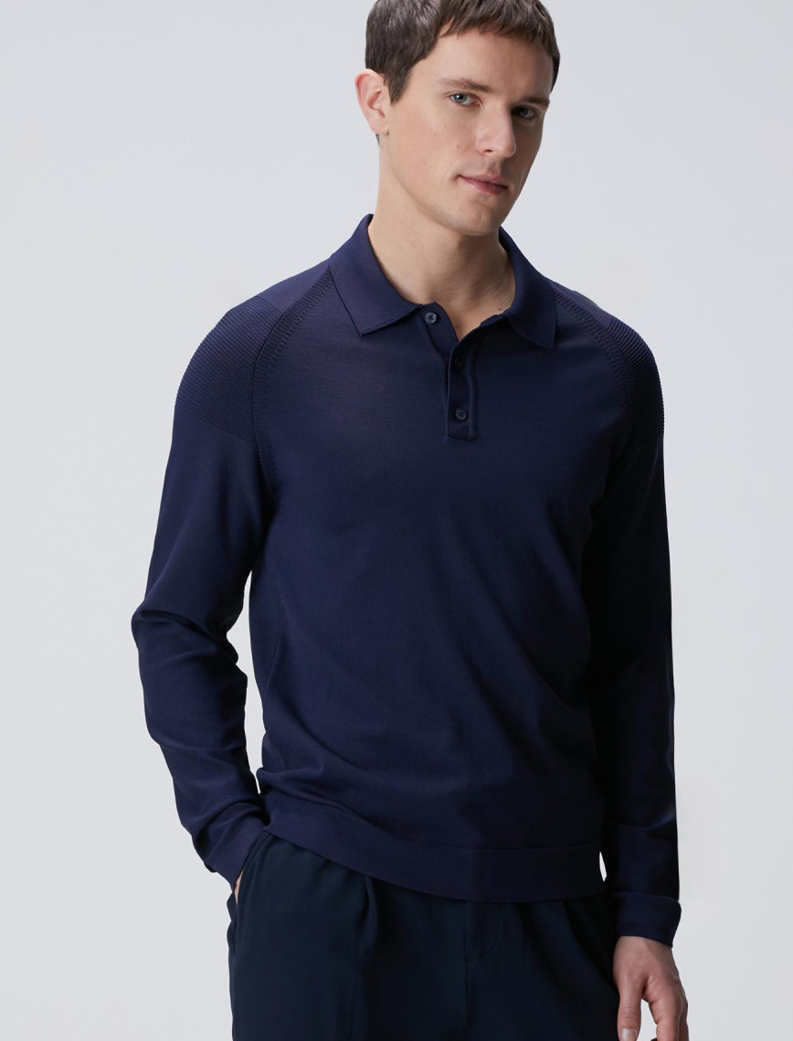 Network Erkek Lacivert Triko