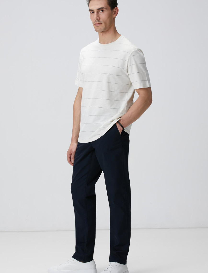 Network Erkek Kırık Beyaz T-shirt Network Erkek Kırık Beyaz T-shirt