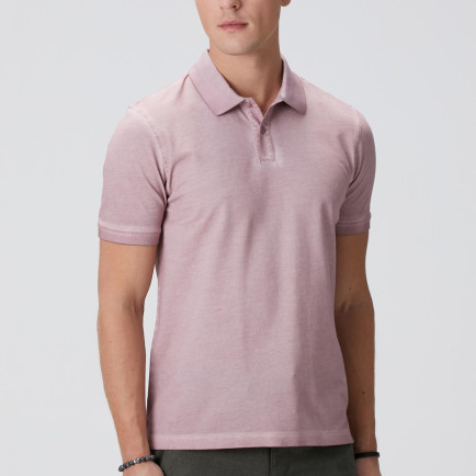 Network Erkek Gül Kurusu Polo Yaka T-shirt Network Erkek Gül Kurusu Polo Yaka T-shirt