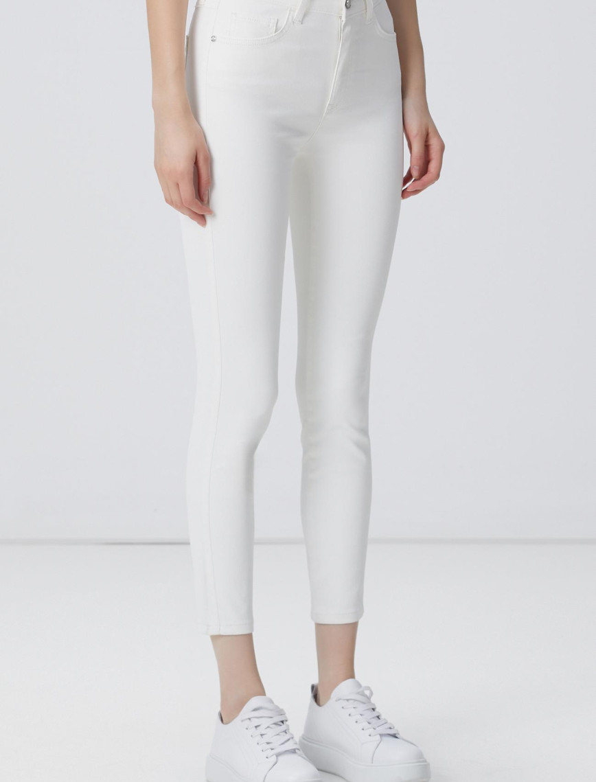Network Kadın Beyaz Denim Pantolon Network Kadın Beyaz Denim Pantolon