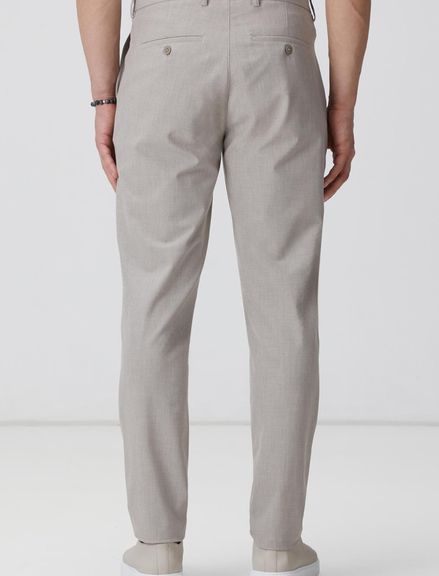 Network Erkek Açık Bej Pantolon