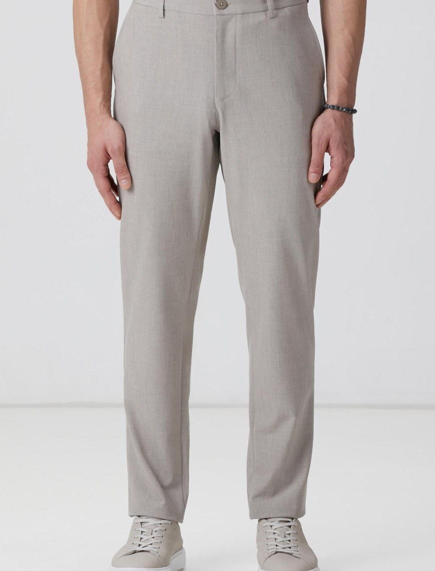 Network Erkek Açık Bej Pantolon