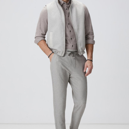 Network Erkek Bej Armürlü Örme Pantolon Network Erkek Bej Armürlü Örme Pantolon