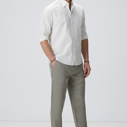 Network Erkek Haki Keten Pantolon Network Erkek Haki Keten Pantolon