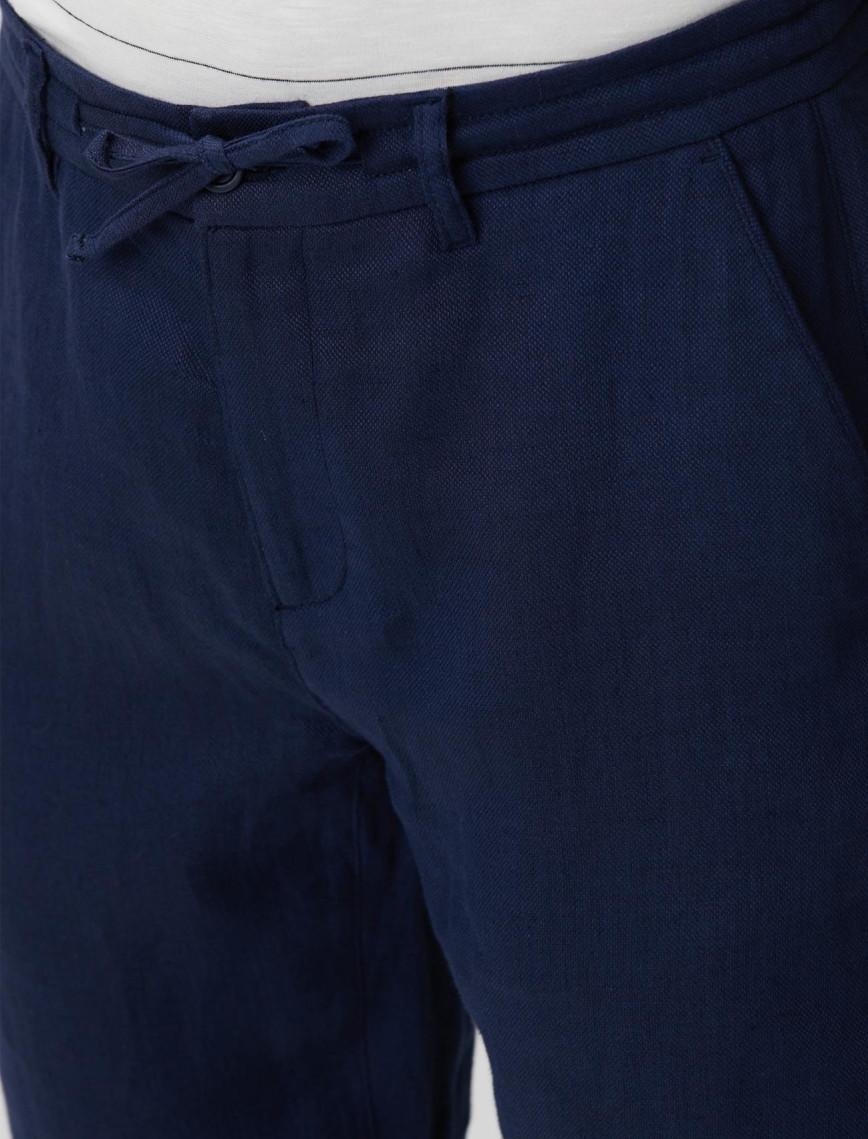 Network Erkek Lacivert Keten Pantolon Network Erkek Lacivert Keten Pantolon