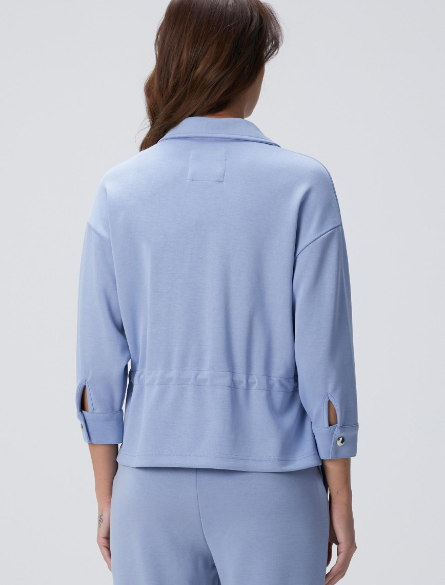 Network Kadın Açık Mavi Modal Karışımlı Ceket Network Kadın Açık Mavi Modal Karışımlı Ceket