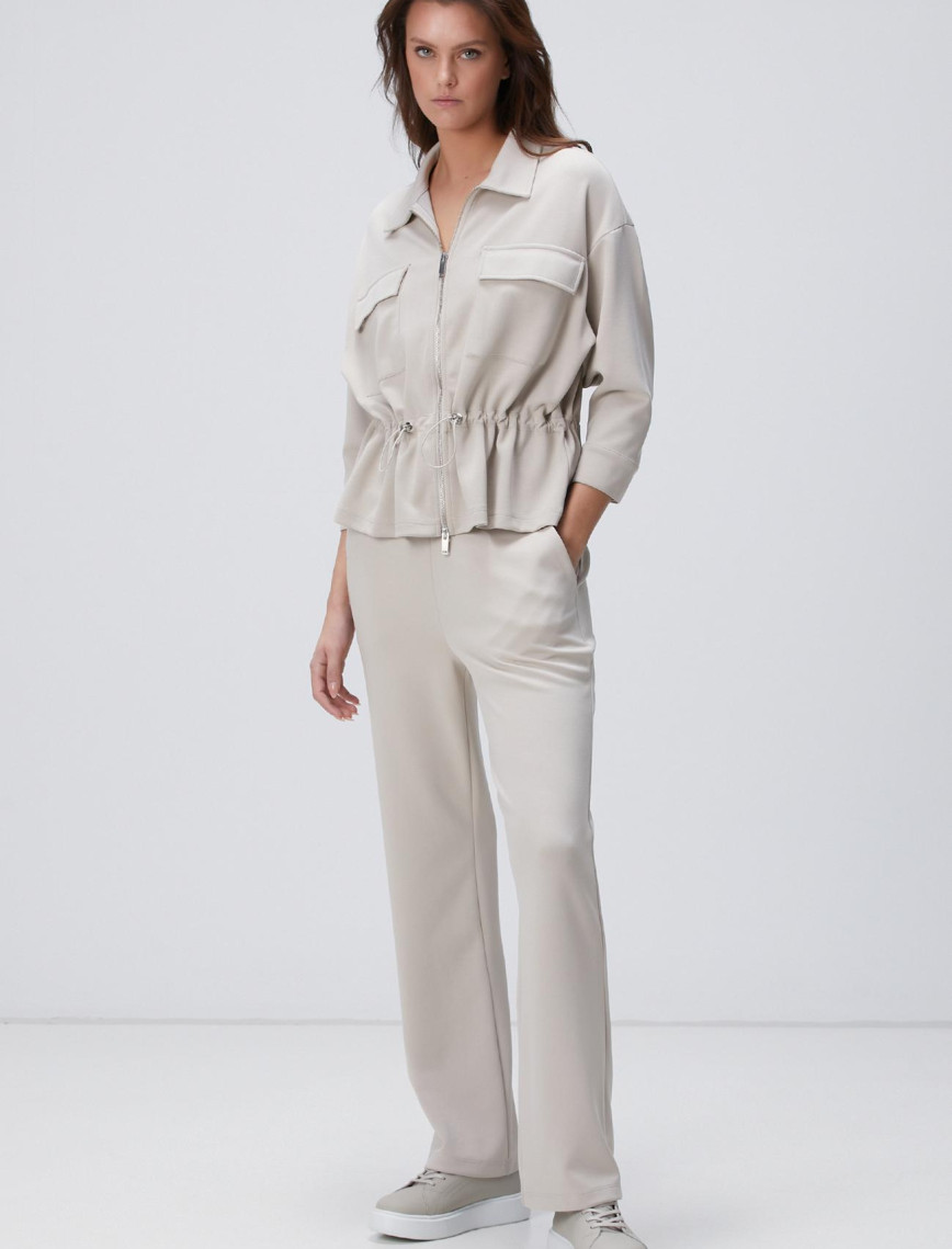 Network Kadın Taş Modal Karışımlı Ceket Network Kadın Taş Modal Karışımlı Ceket