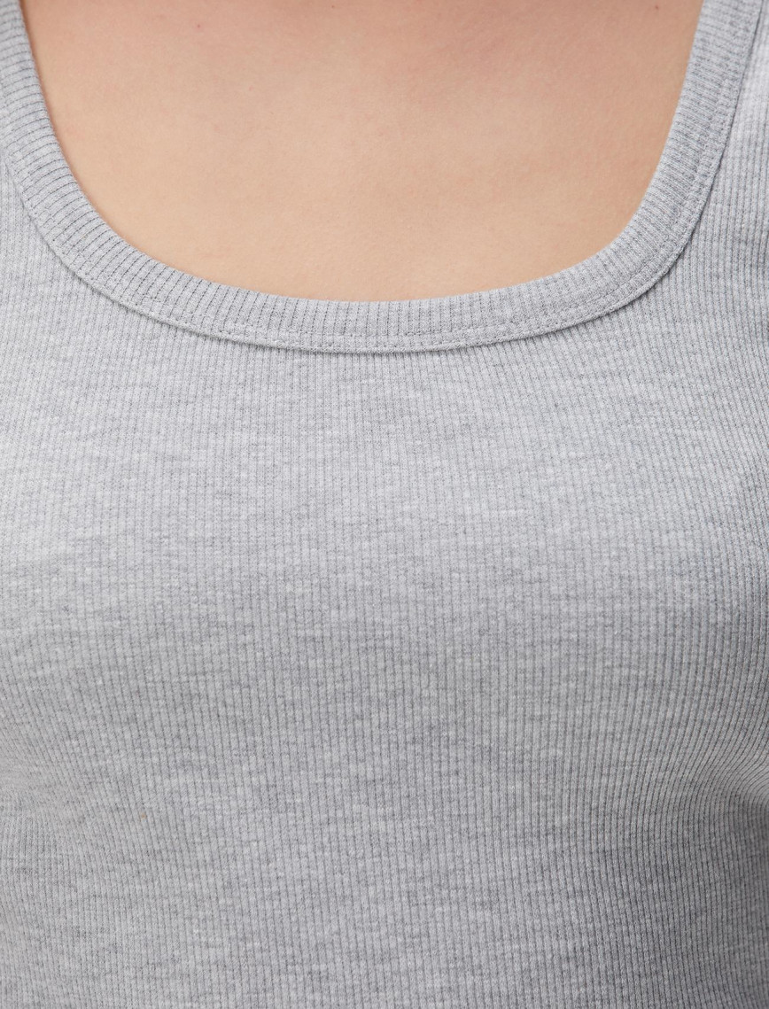 Network Kadın Gri Melanj Basic Atlet Network Kadın Gri Melanj Basic Atlet